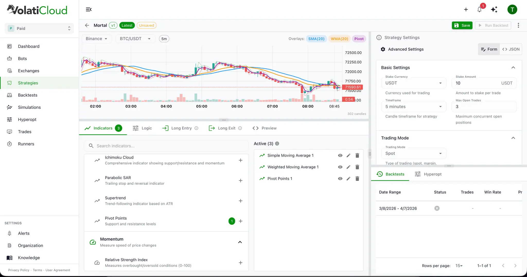 Screenshot 2 of VolatiCloud