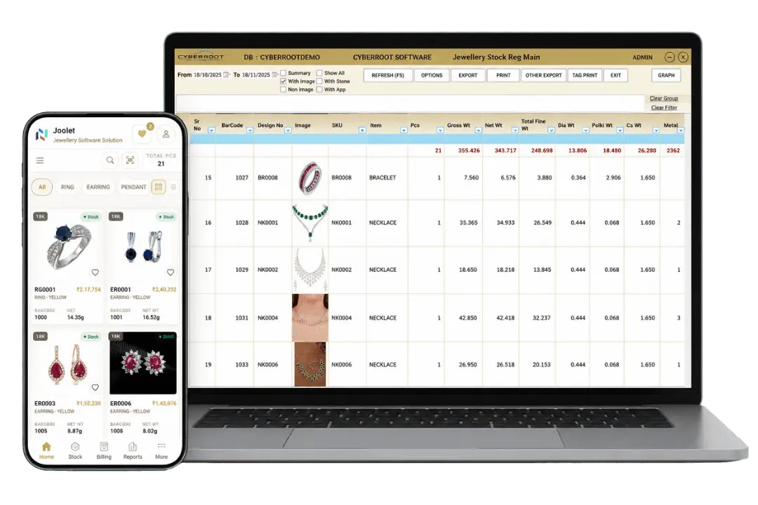 Screenshot 1 of Joolet ERP