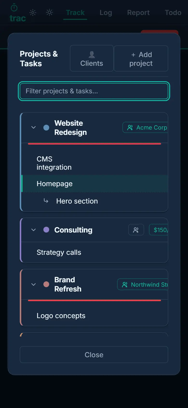 Screenshot 2 of Trac