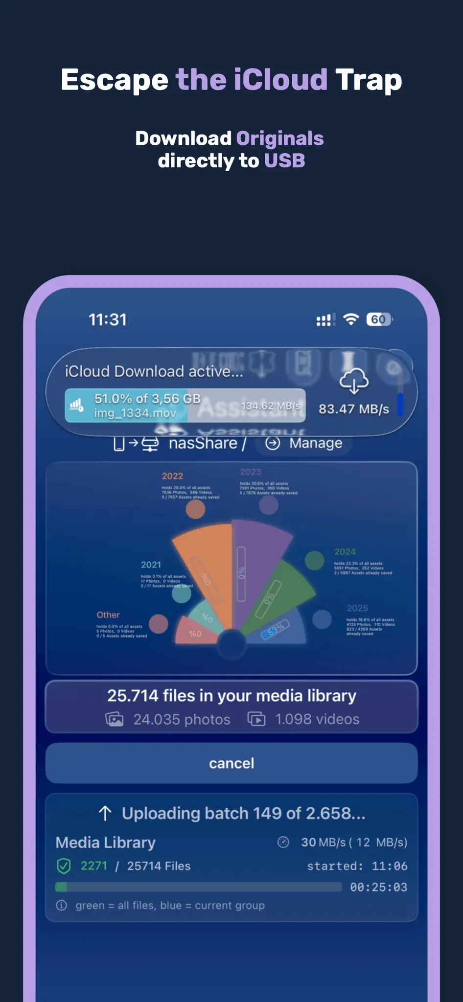 Screenshot 4 of Loomey - Photo & Media Sync