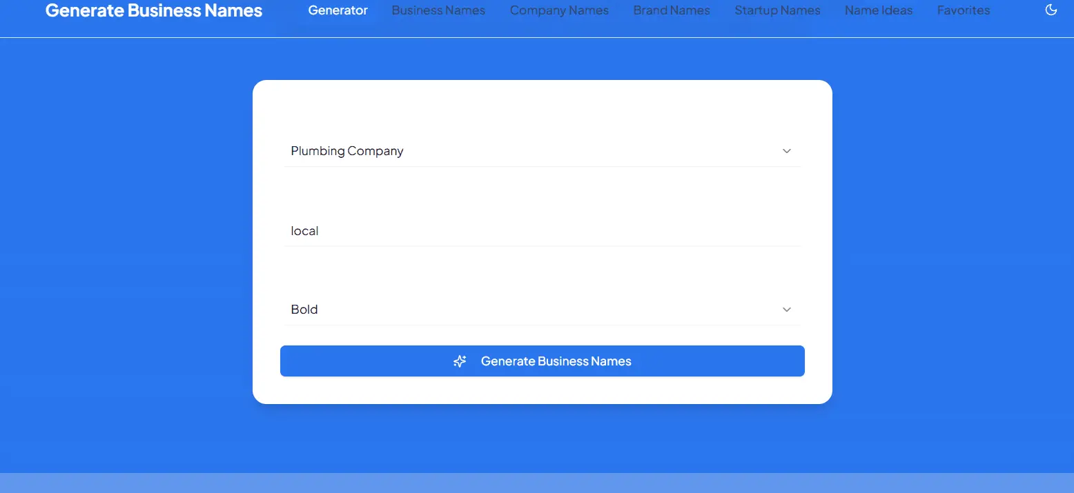 Screenshot 2 of Generate Business Names