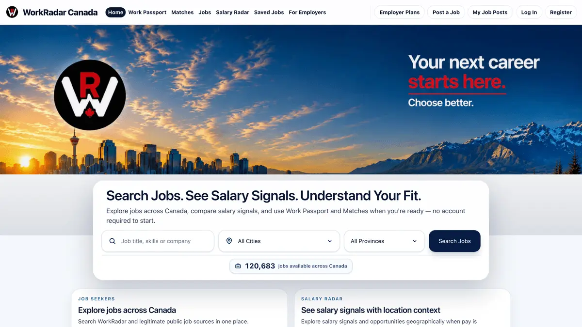 Screenshot 2 of WorkRadar Canada