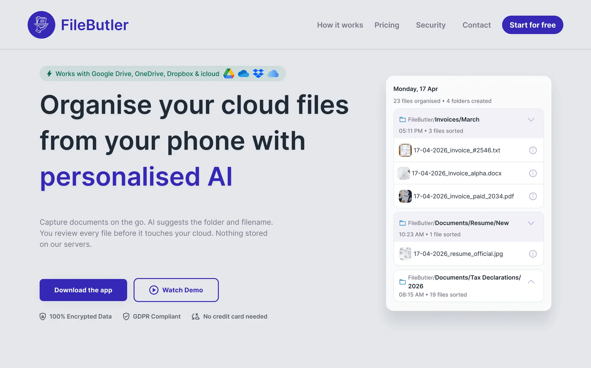 Screenshot 1 of FileButler