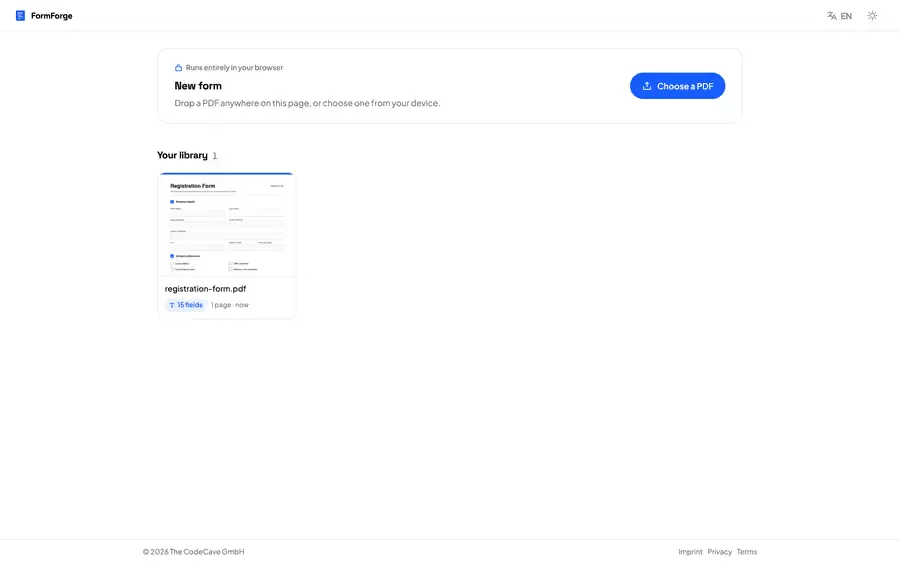 Screenshot 3 of FormForge