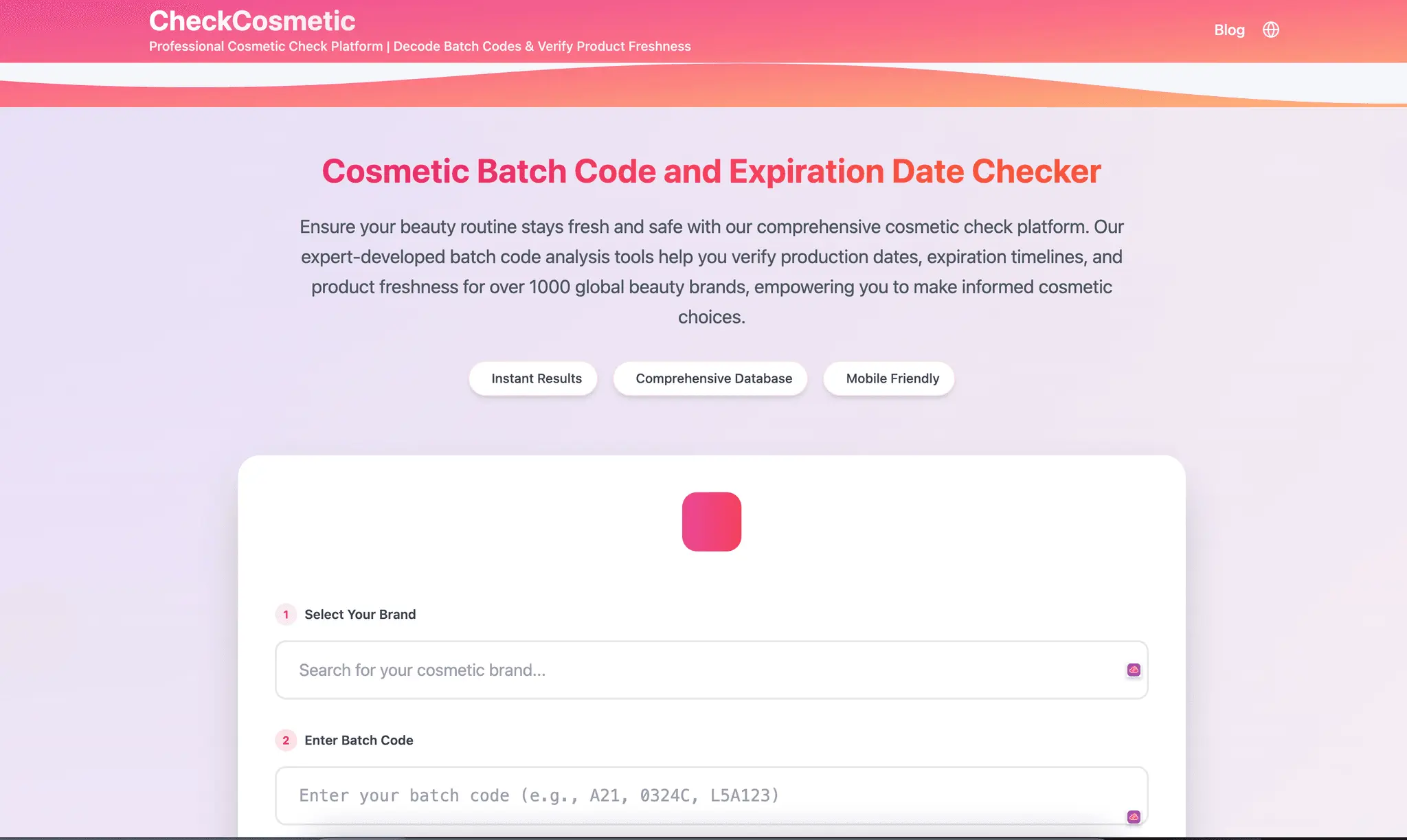 Screenshot 1 of check cosmetic