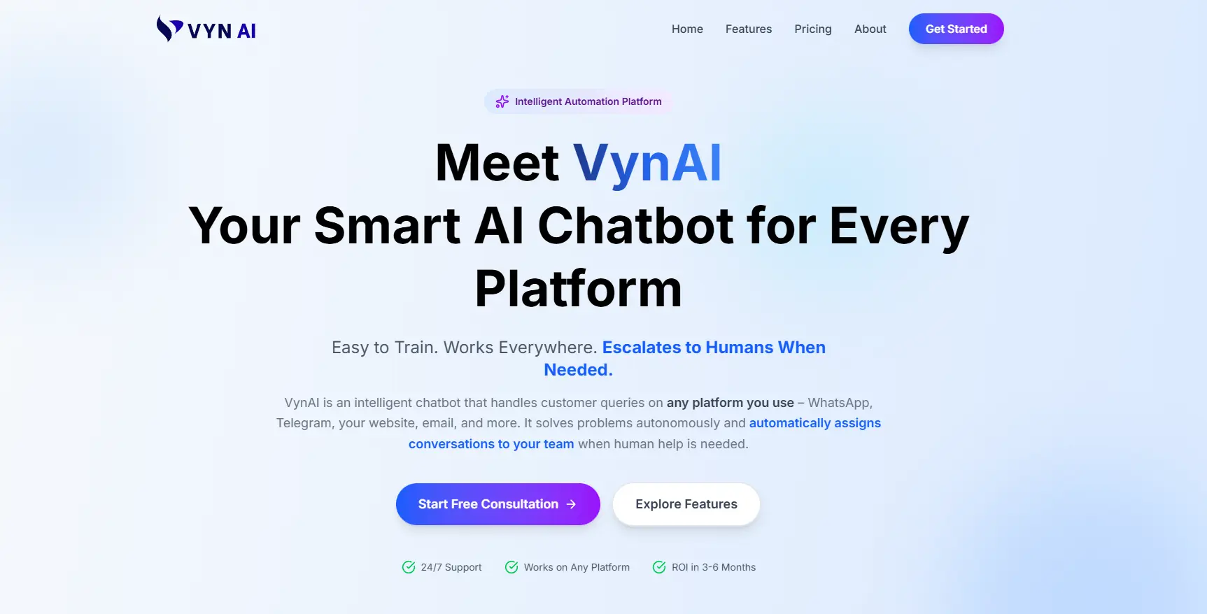 Screenshot 1 of VynAI