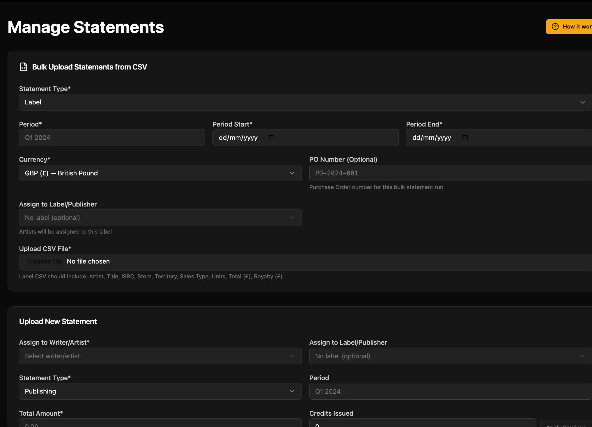 Screenshot 3 of RosterRoyalties