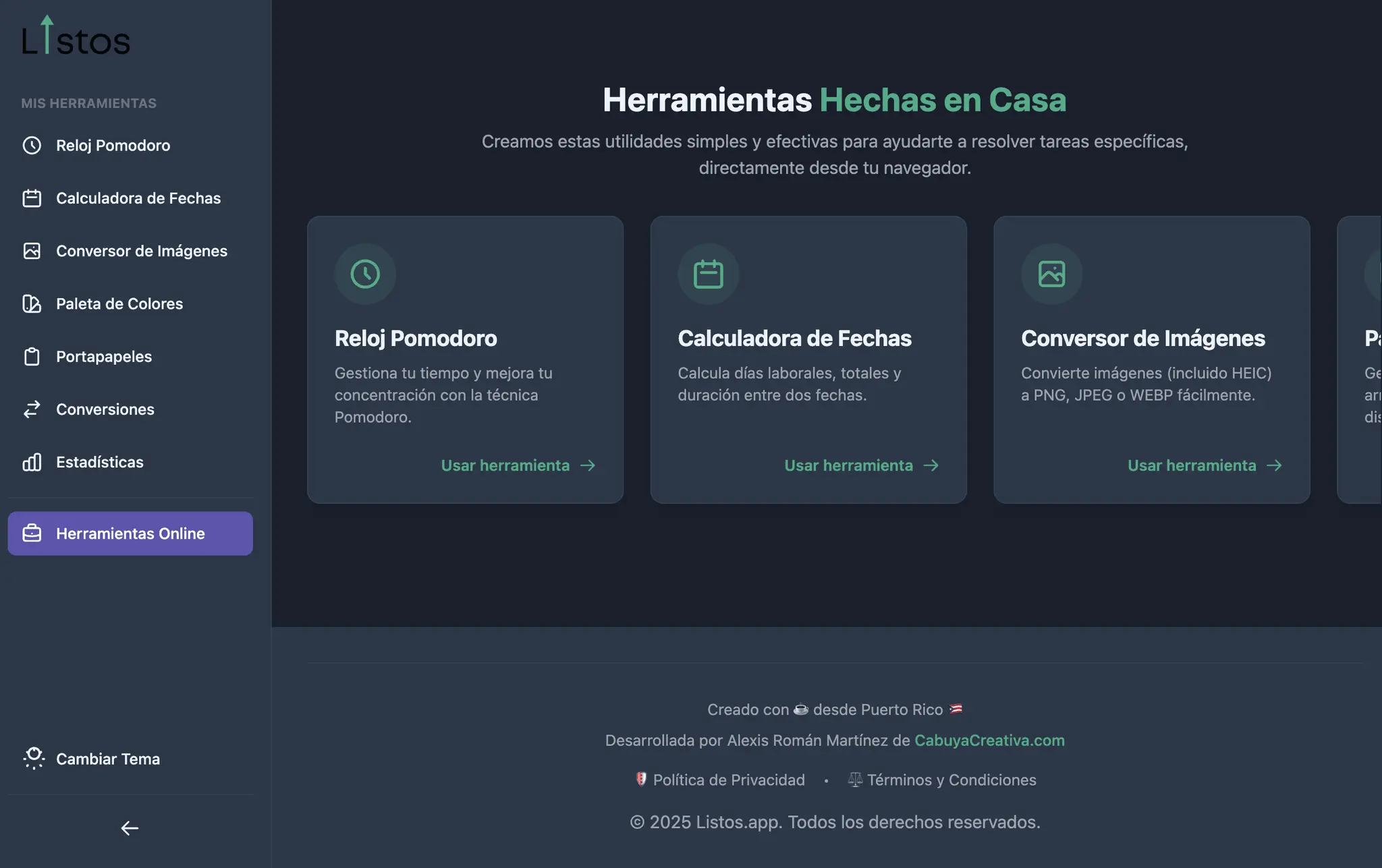 Screenshot 1 of Listos.app