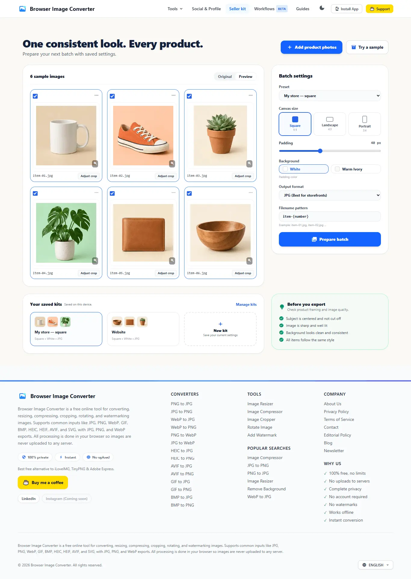 Screenshot 5 of Browser Image Tools
