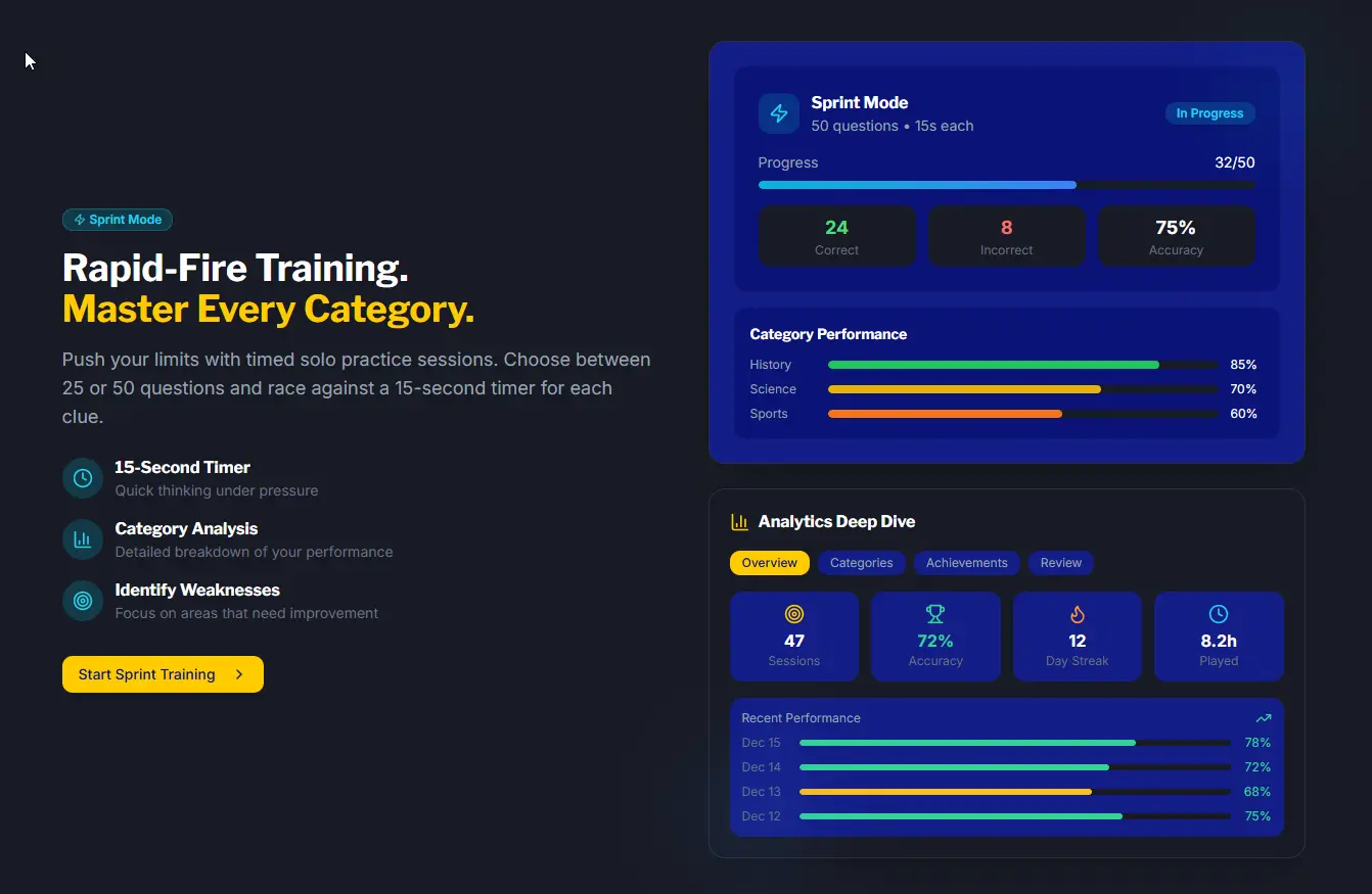 Screenshot 4 of JepPrep - Jeopardy Practice Questions