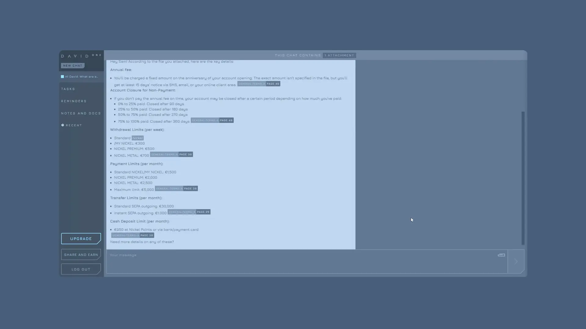 Screenshot 1 of David One