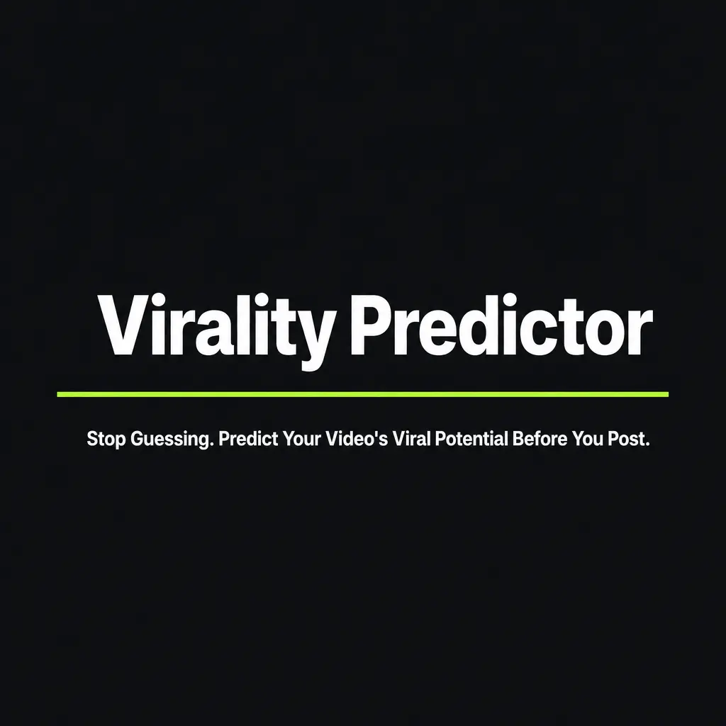 Screenshot 1 of Virality Predictor