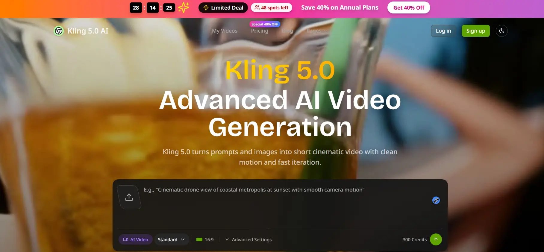 Screenshot 1 of Kling 5.0 AI