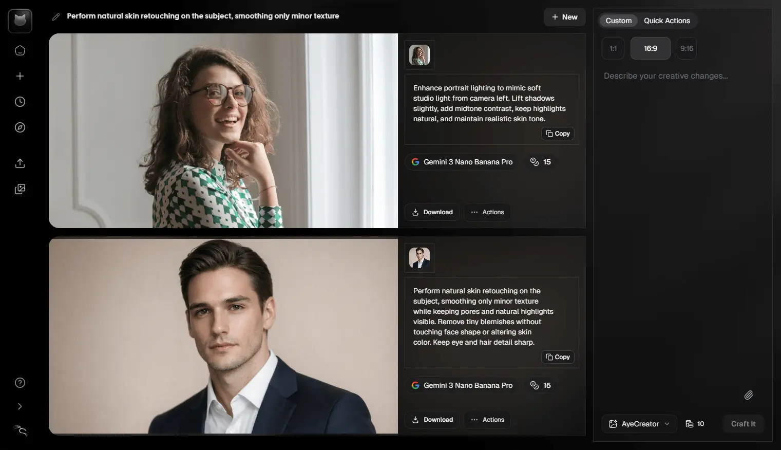 Screenshot 1 of AyeCreate