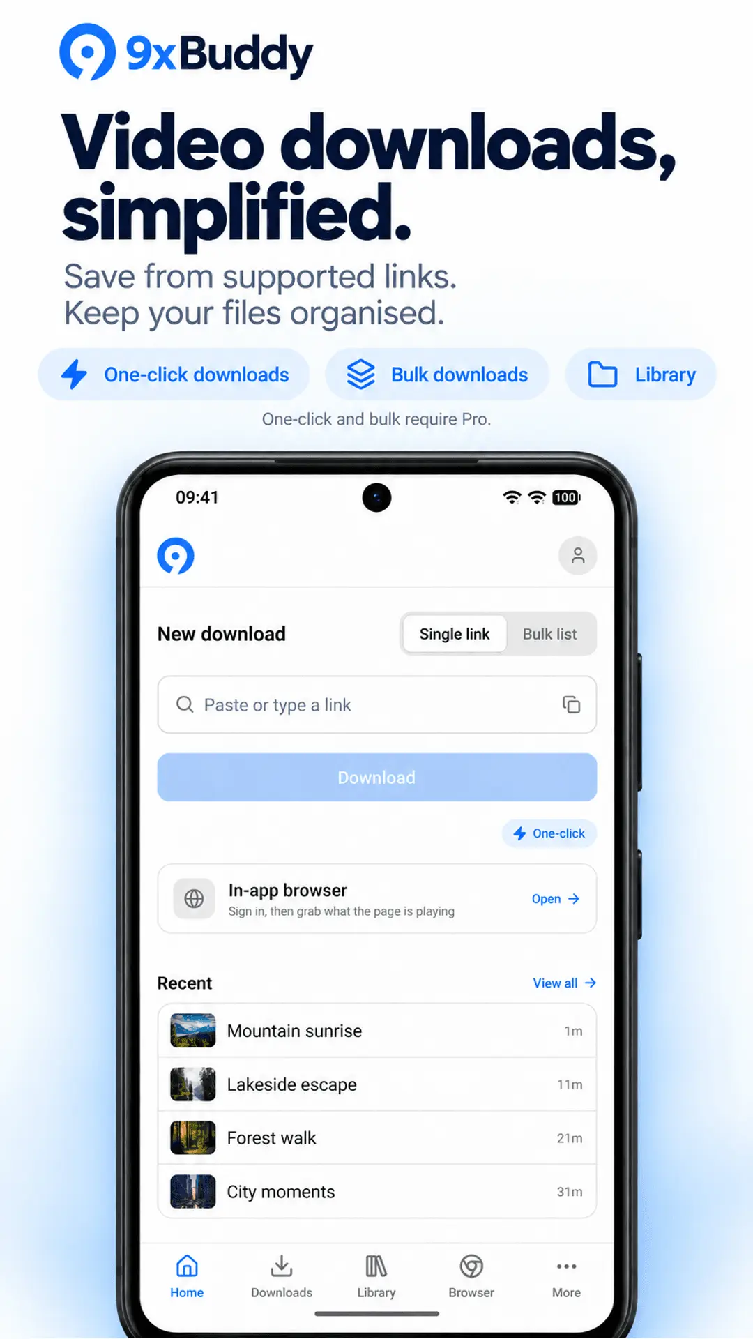 Screenshot 1 of 9xbuddy App