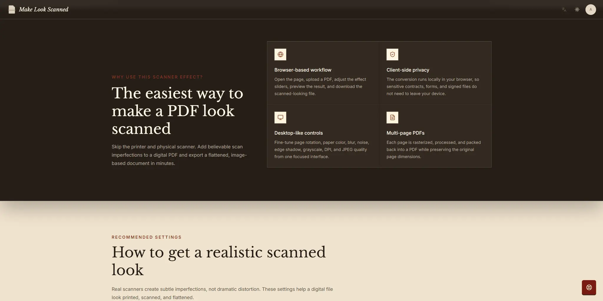 Screenshot 2 of Make Look Scanned