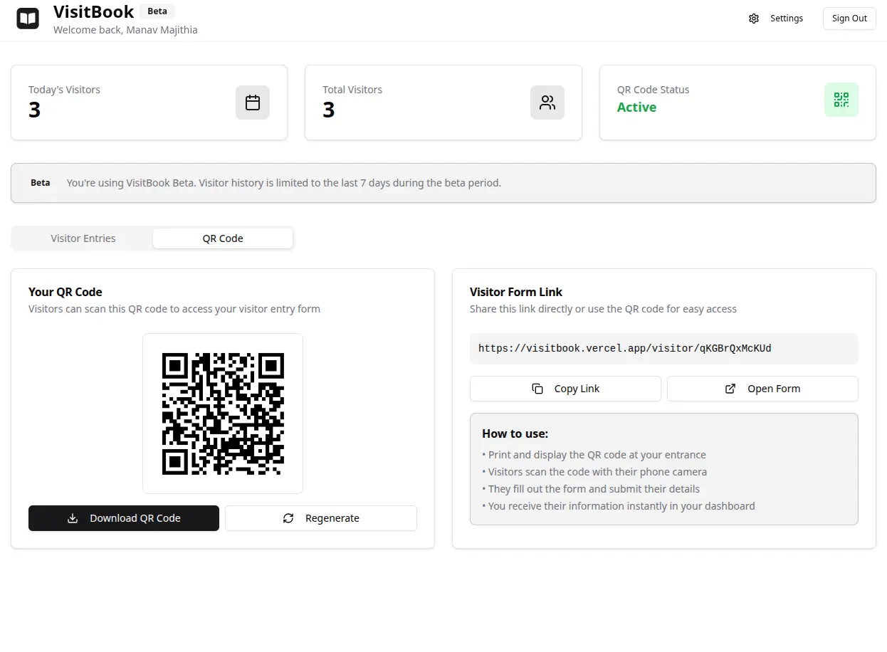 Screenshot 2 of VisitBook