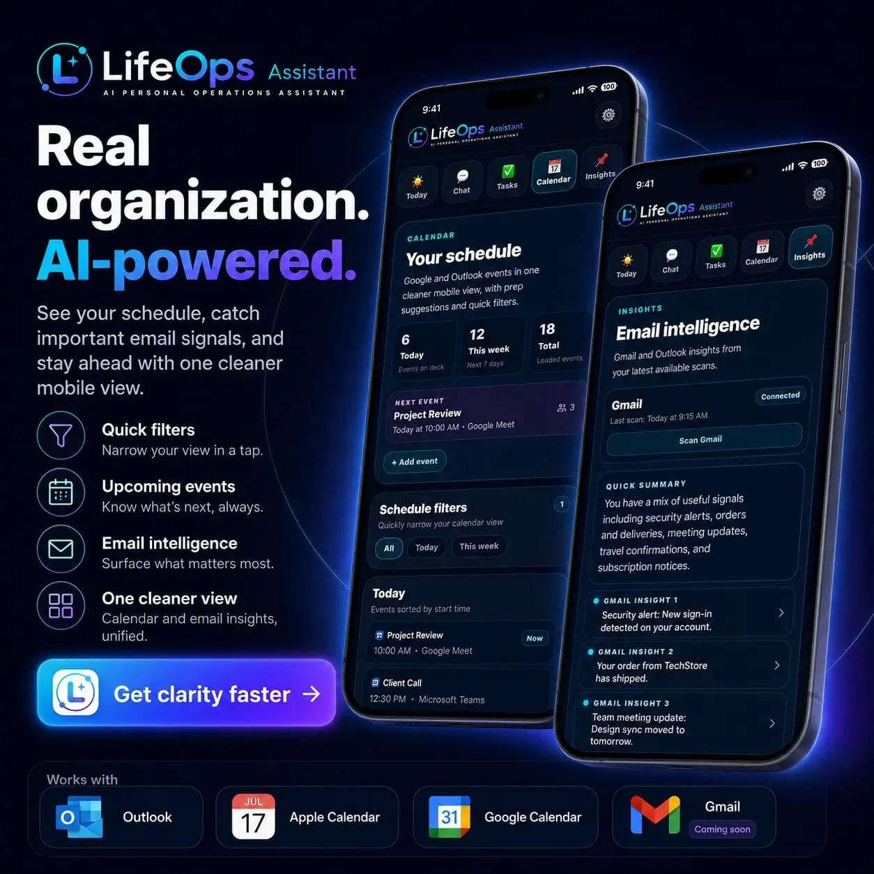 Screenshot 2 of LifeOps Assistant