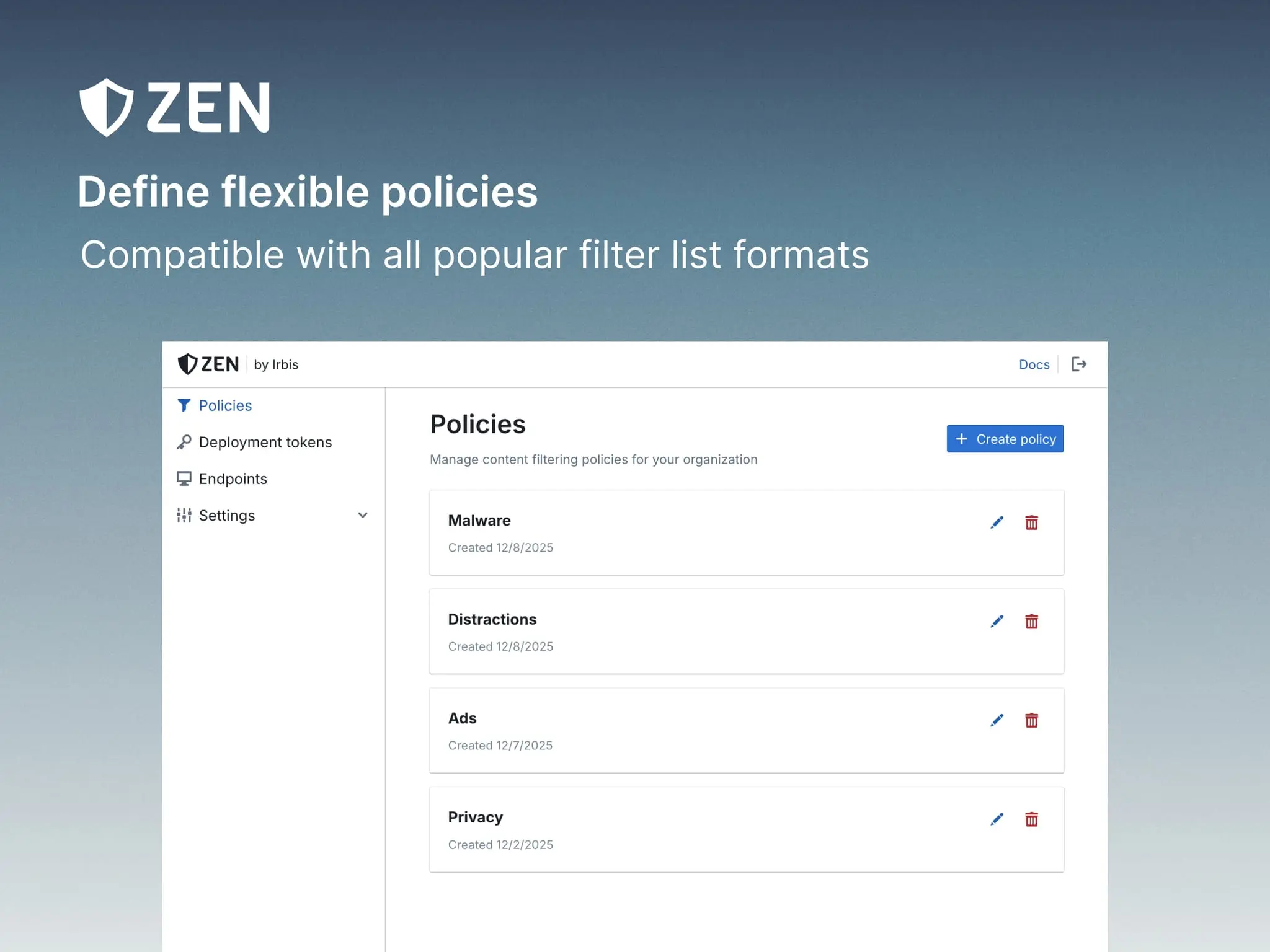Screenshot 2 of Zen Enterprise
