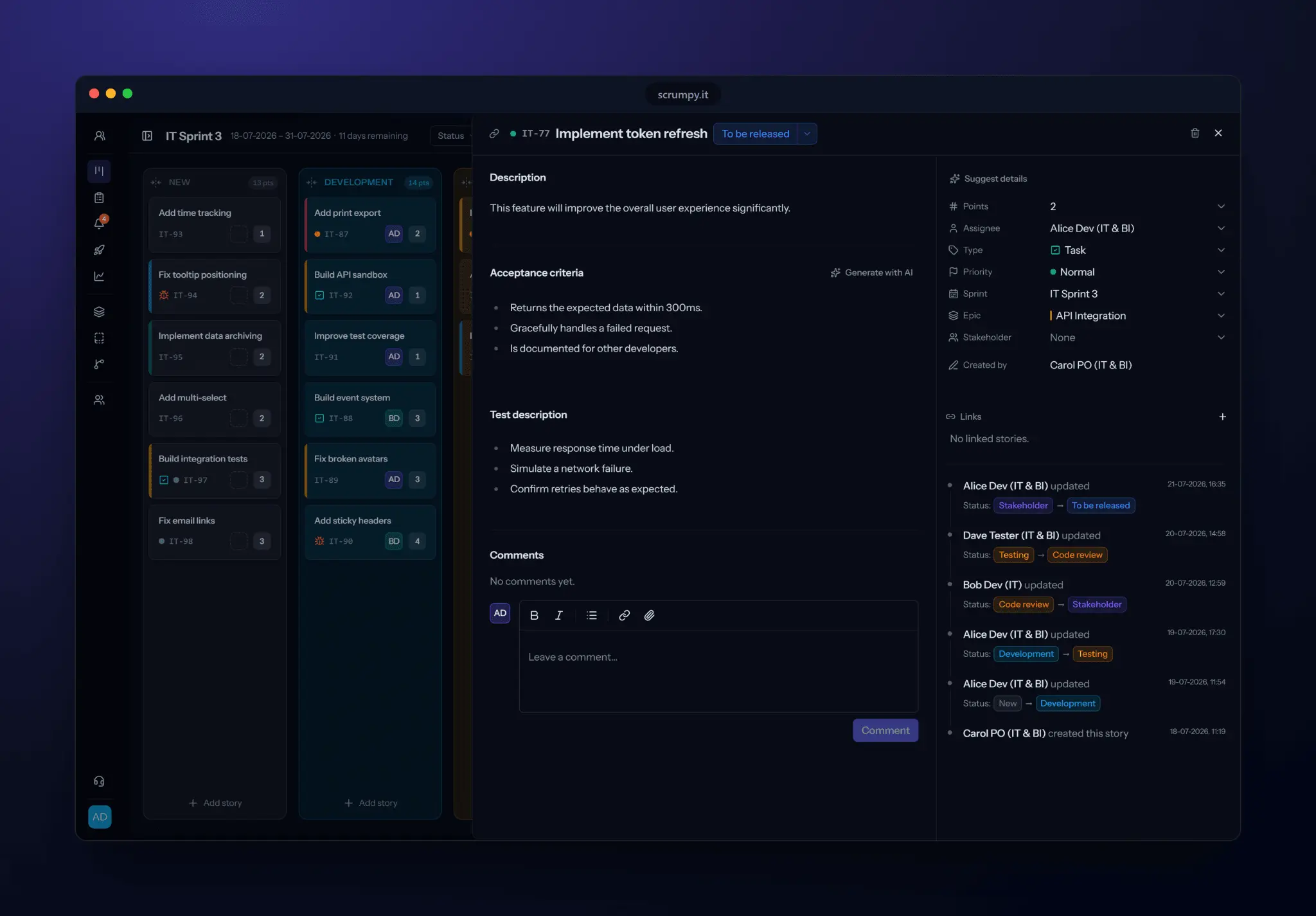 Screenshot 4 of ScrumpyIT