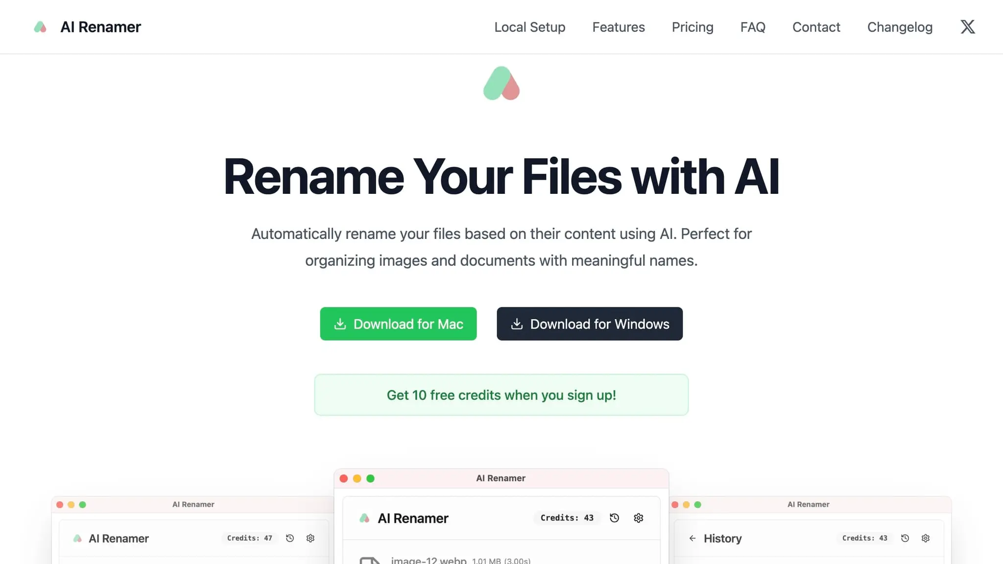Screenshot 2 of AI Renamer