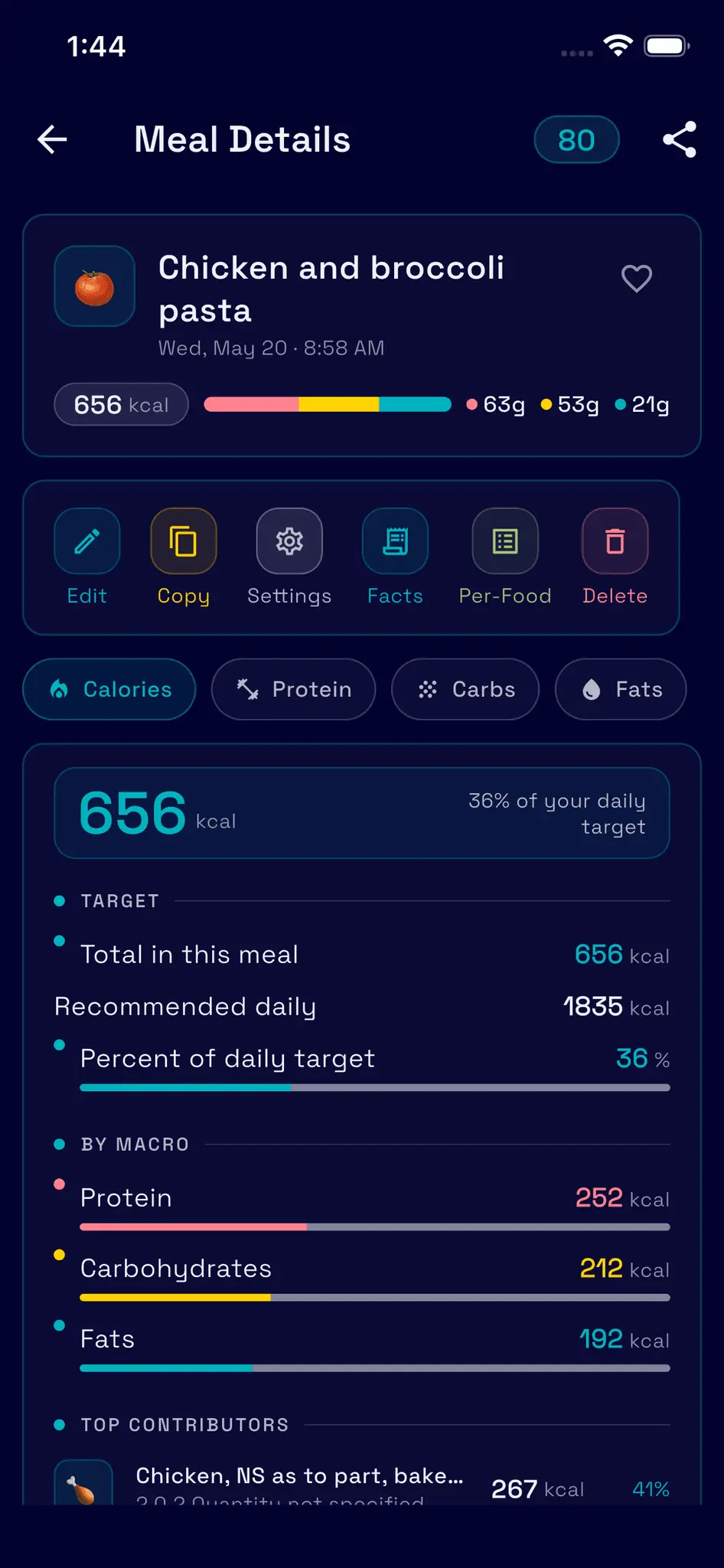 Screenshot 6 of TUNA: Ultimate Nutrition App