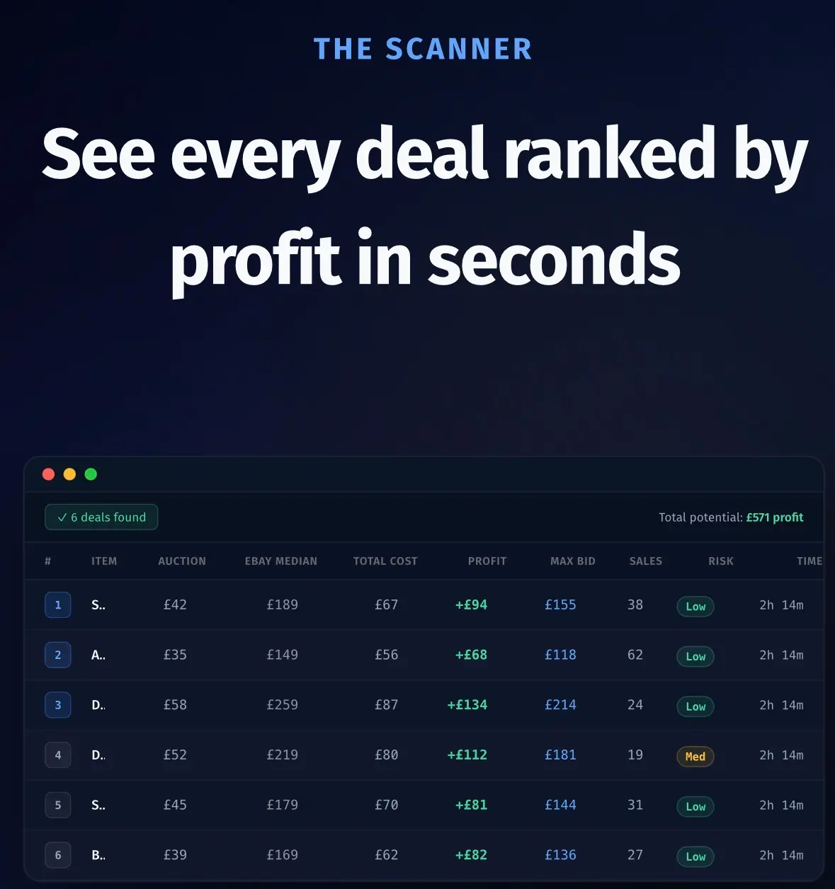 Screenshot 1 of BidPilot