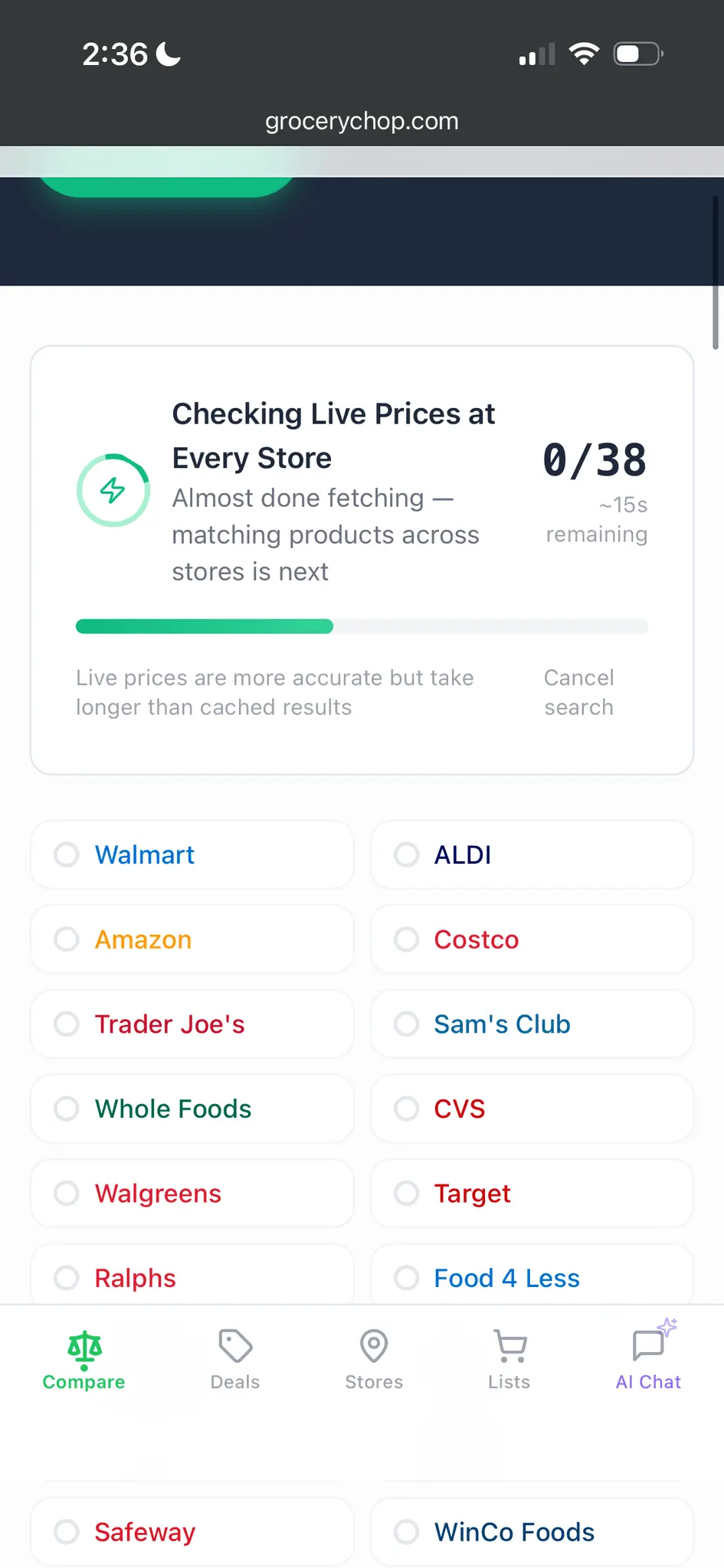 Screenshot 1 of GroceryChop