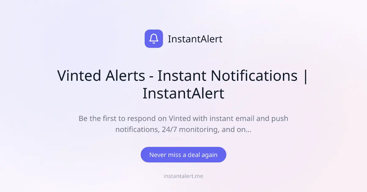 Screenshot 1 of InstantAlert