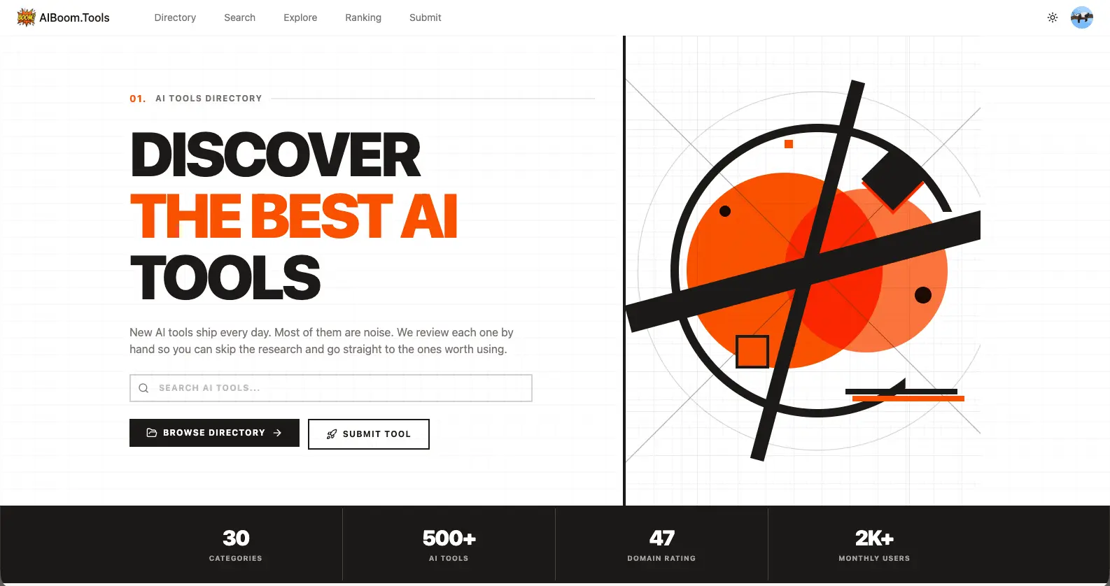 Screenshot 1 of AIBoom.Tools