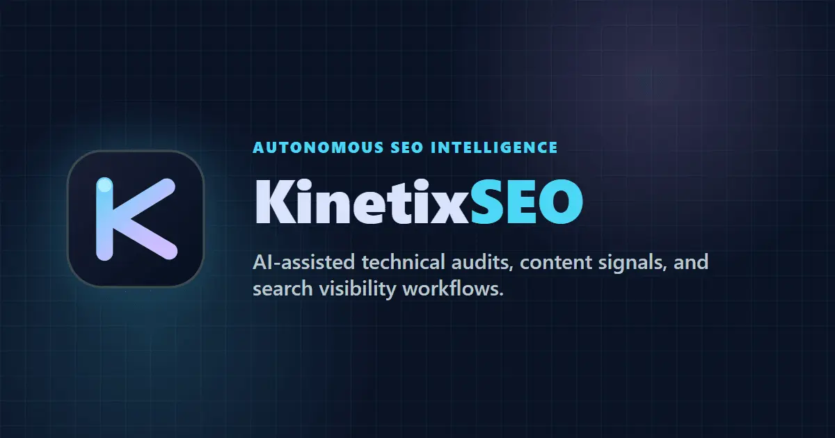 Screenshot 1 of KinetixSEO