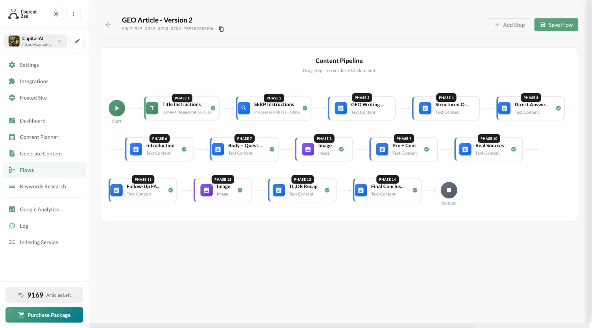 Screenshot 1 of Content Zen