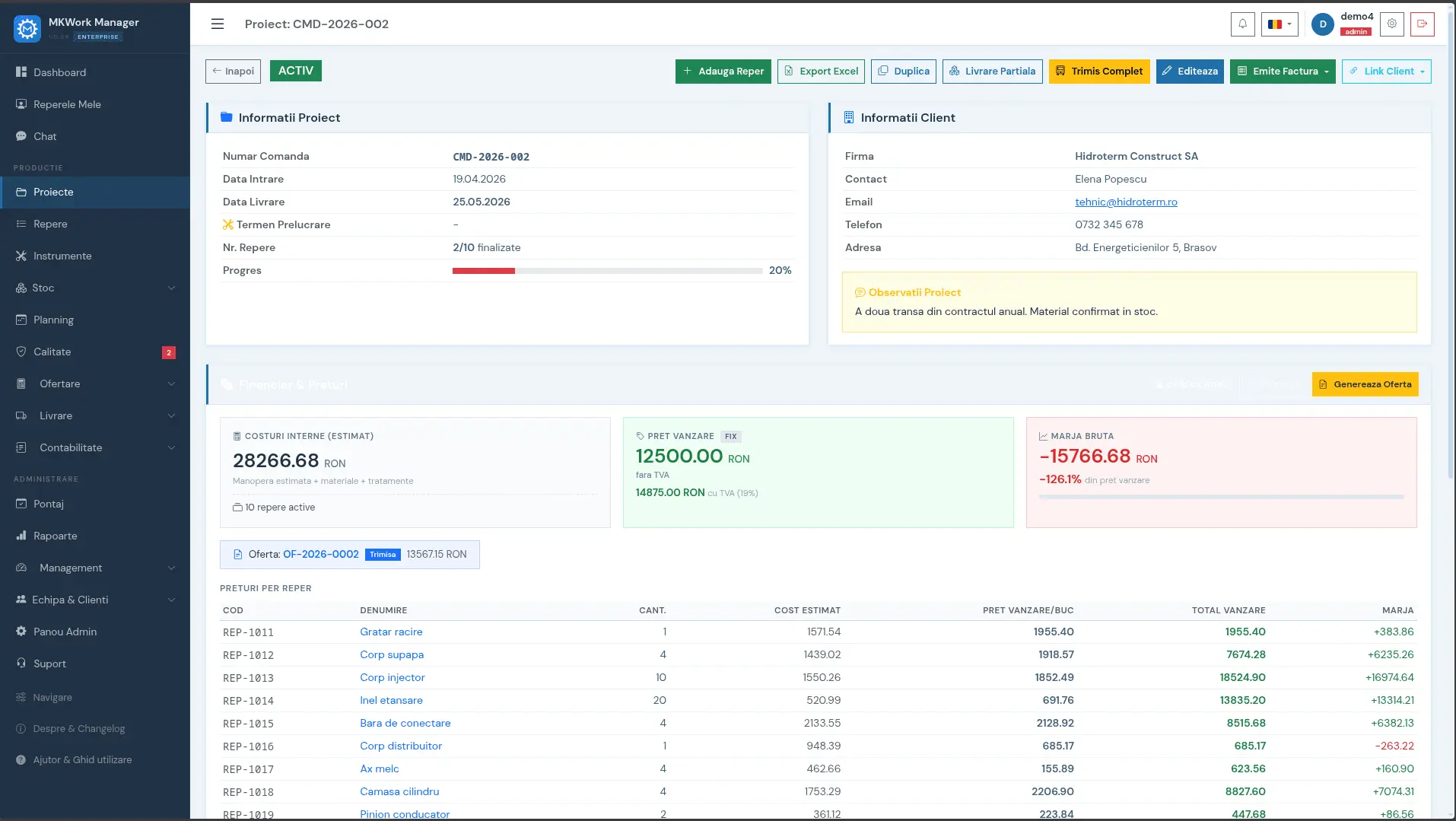 Screenshot 5 of MKWork Manager