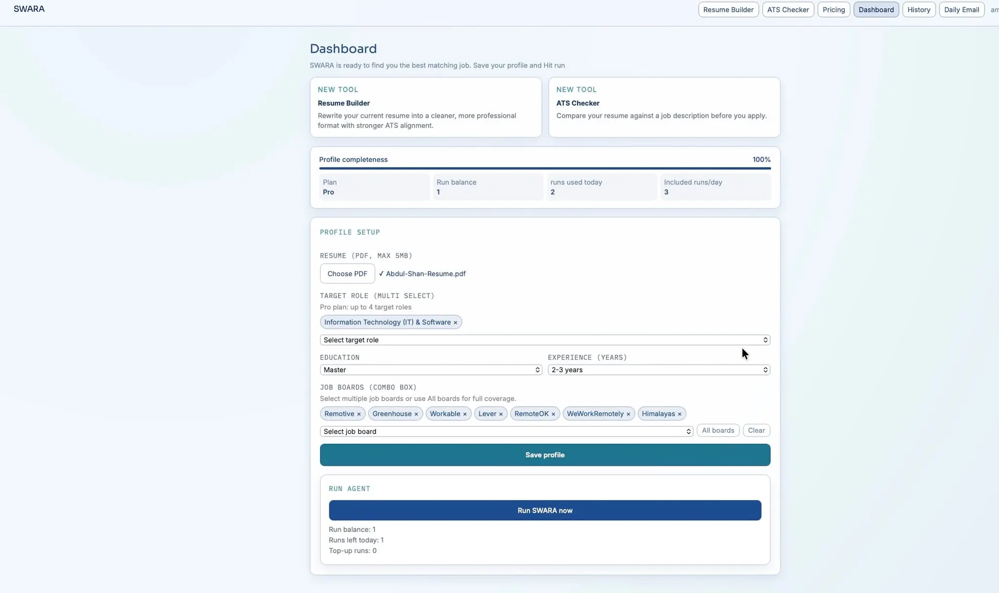 Screenshot 3 of SWARA