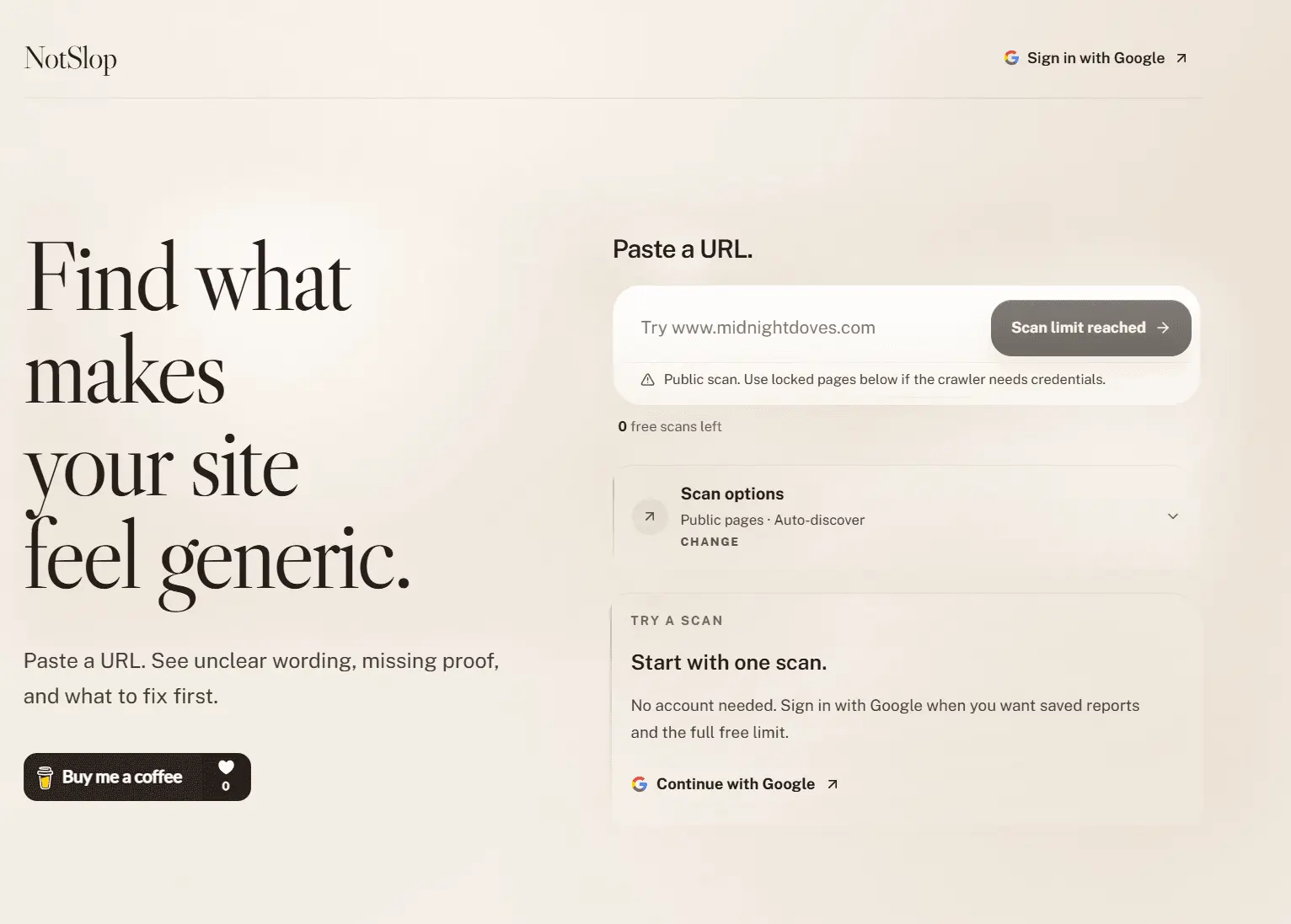 Screenshot 1 of NotSlop