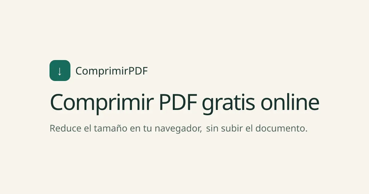 Screenshot 1 of ComprimirPDF