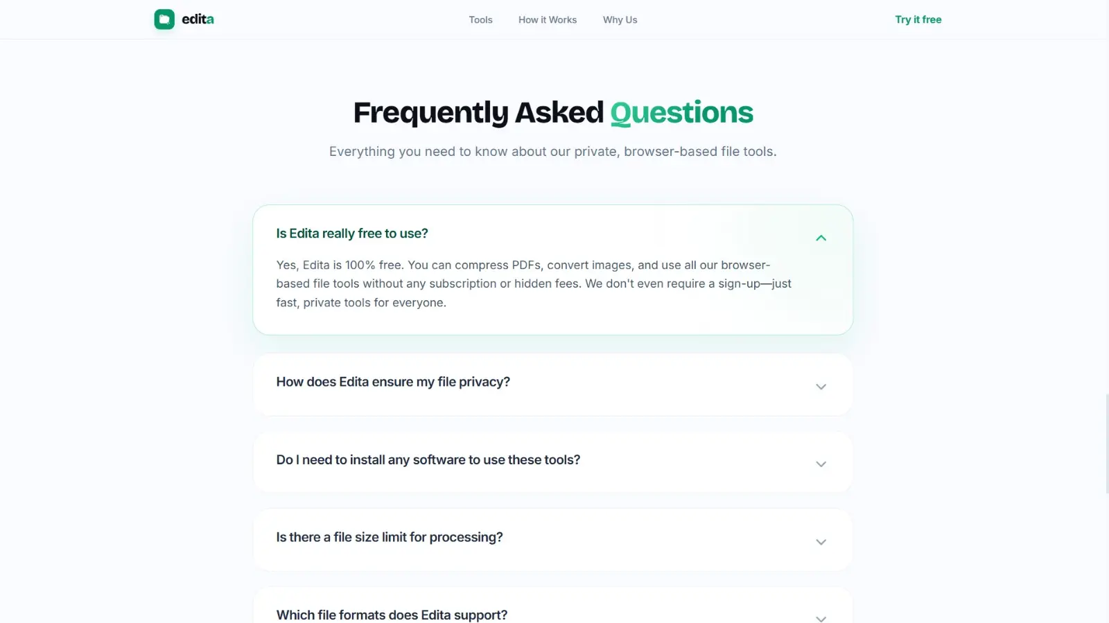 Screenshot 3 of edita.tools