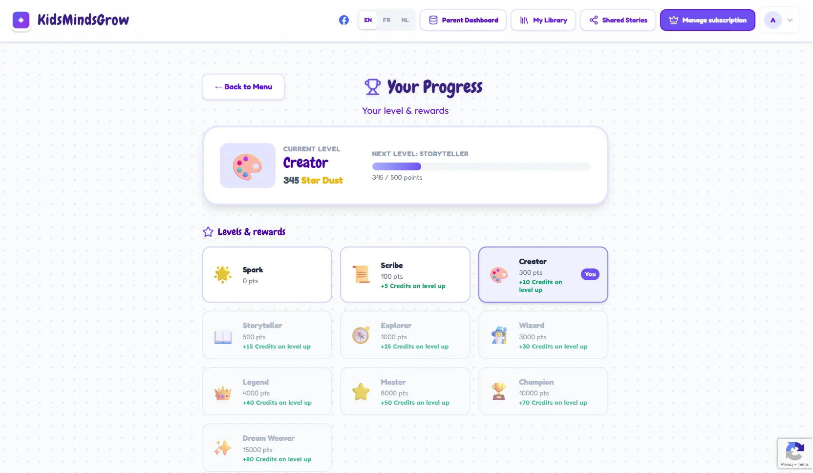 Screenshot 2 of KidsMindsGrow