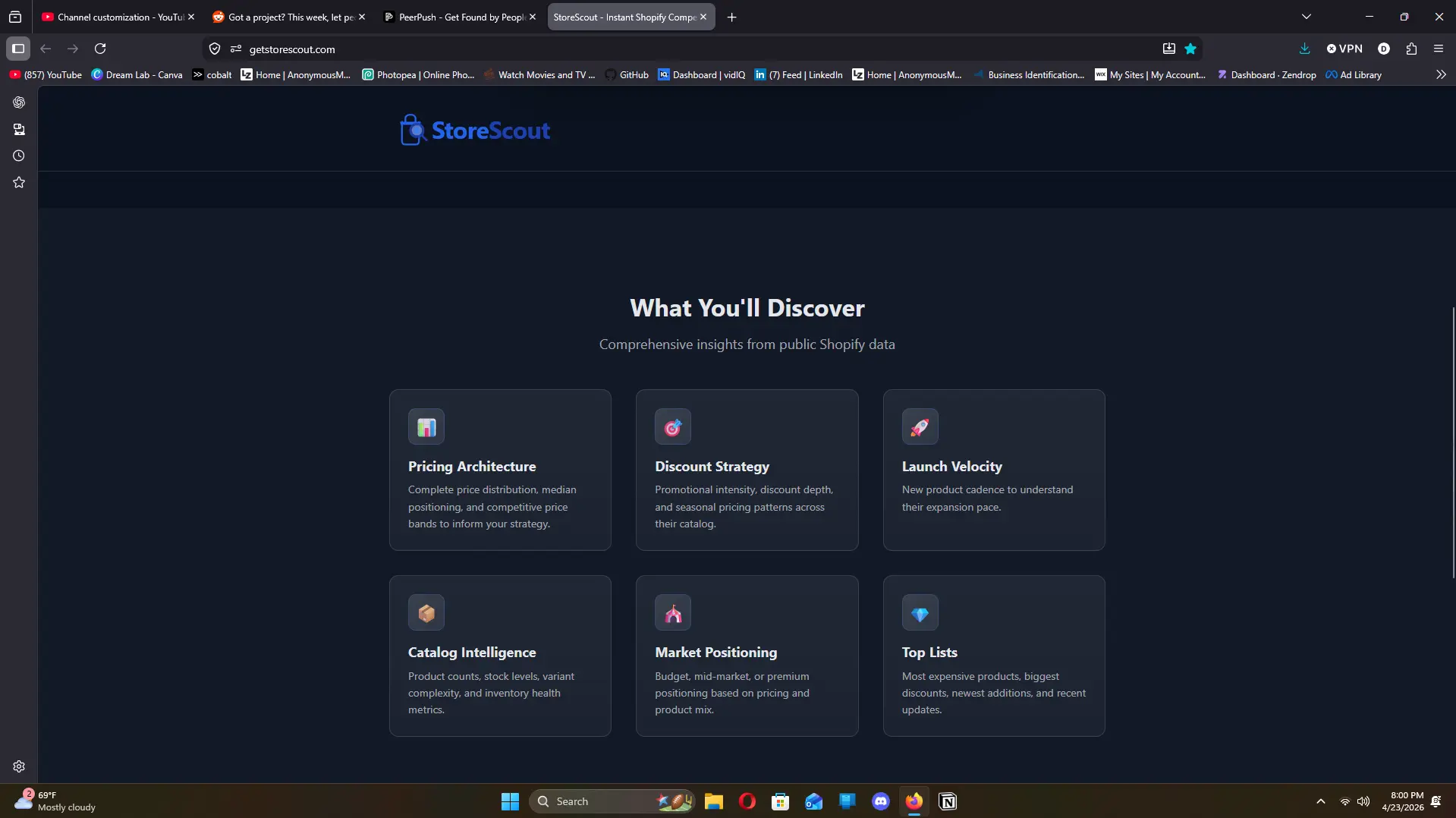 Screenshot 1 of StoreScout