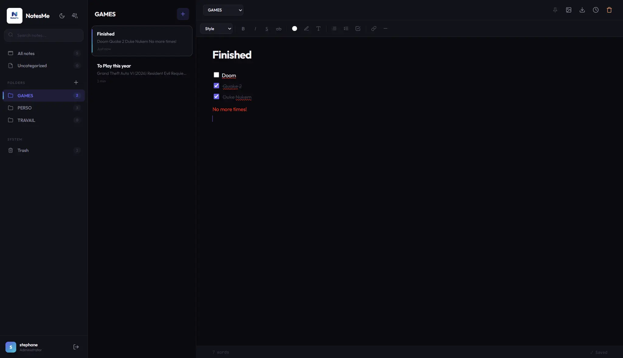 Screenshot 3 of NotesMe