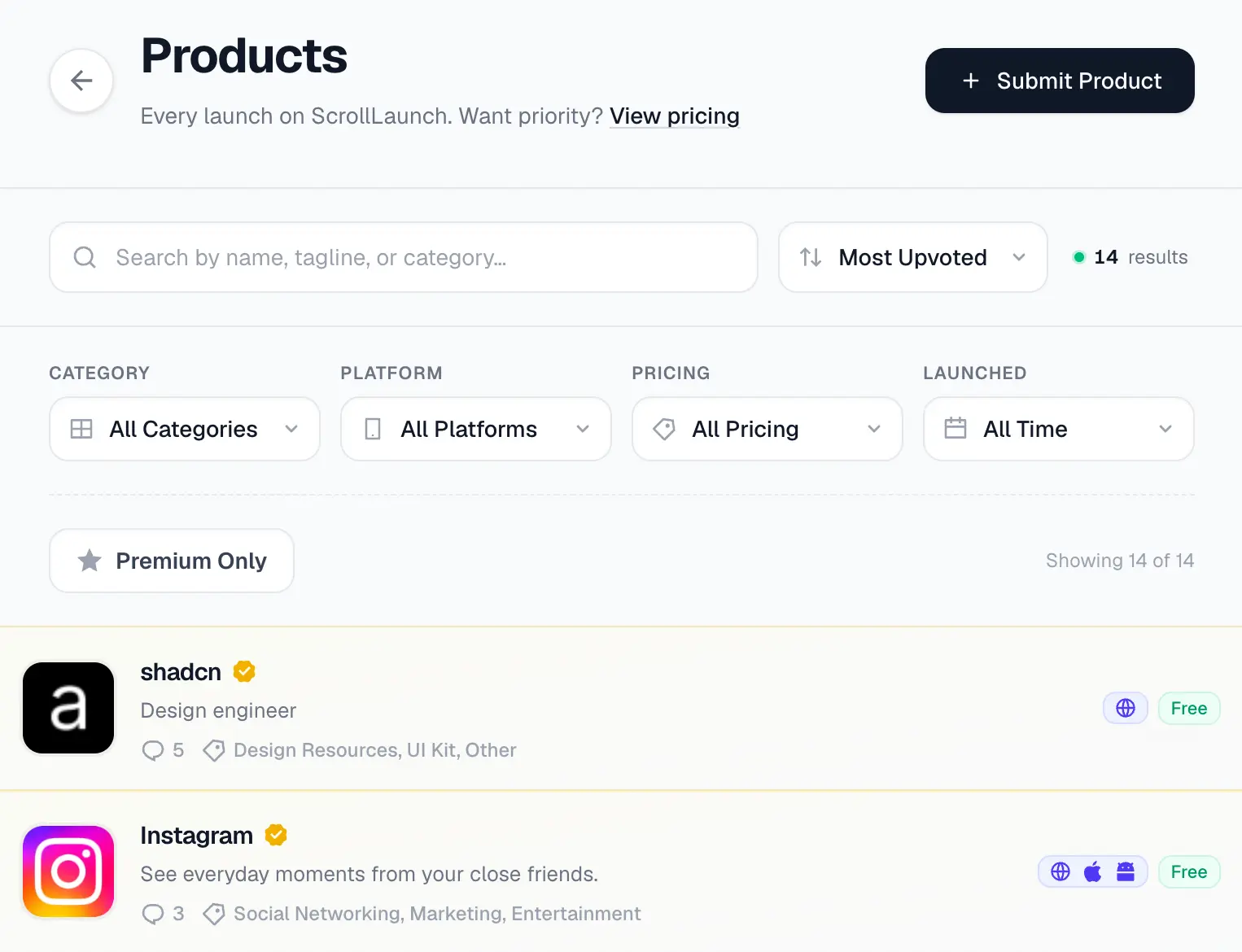 Screenshot 6 of ScrollLaunch