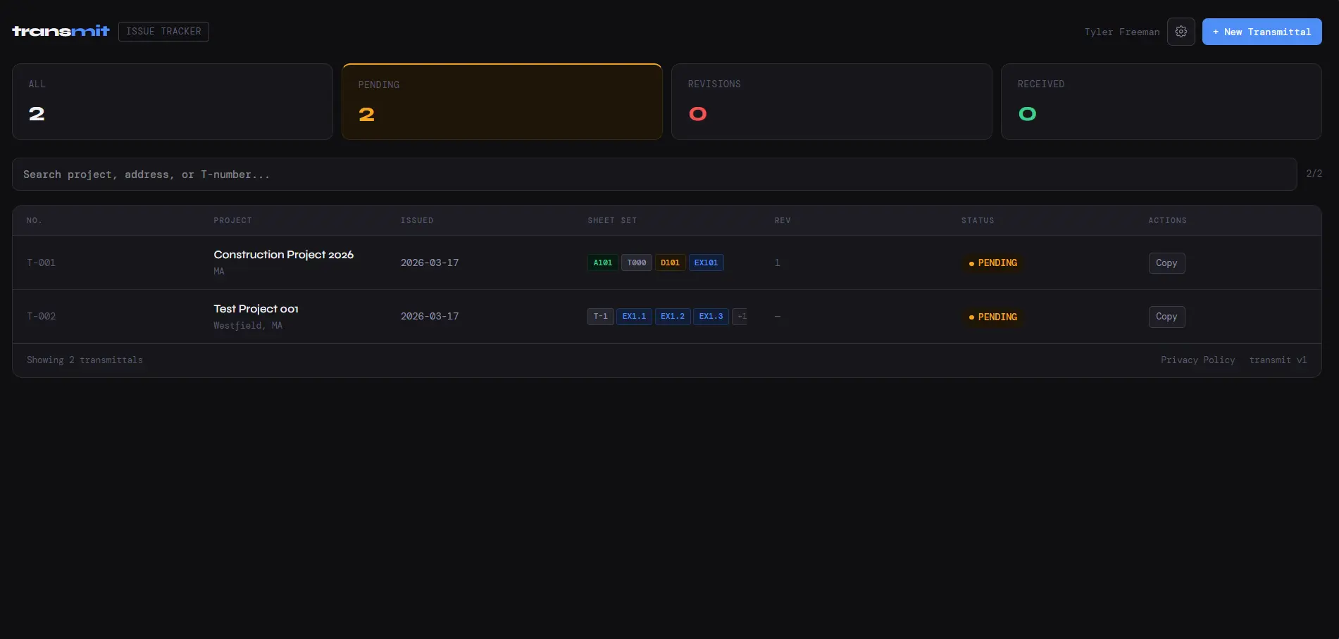 Screenshot 2 of transmit