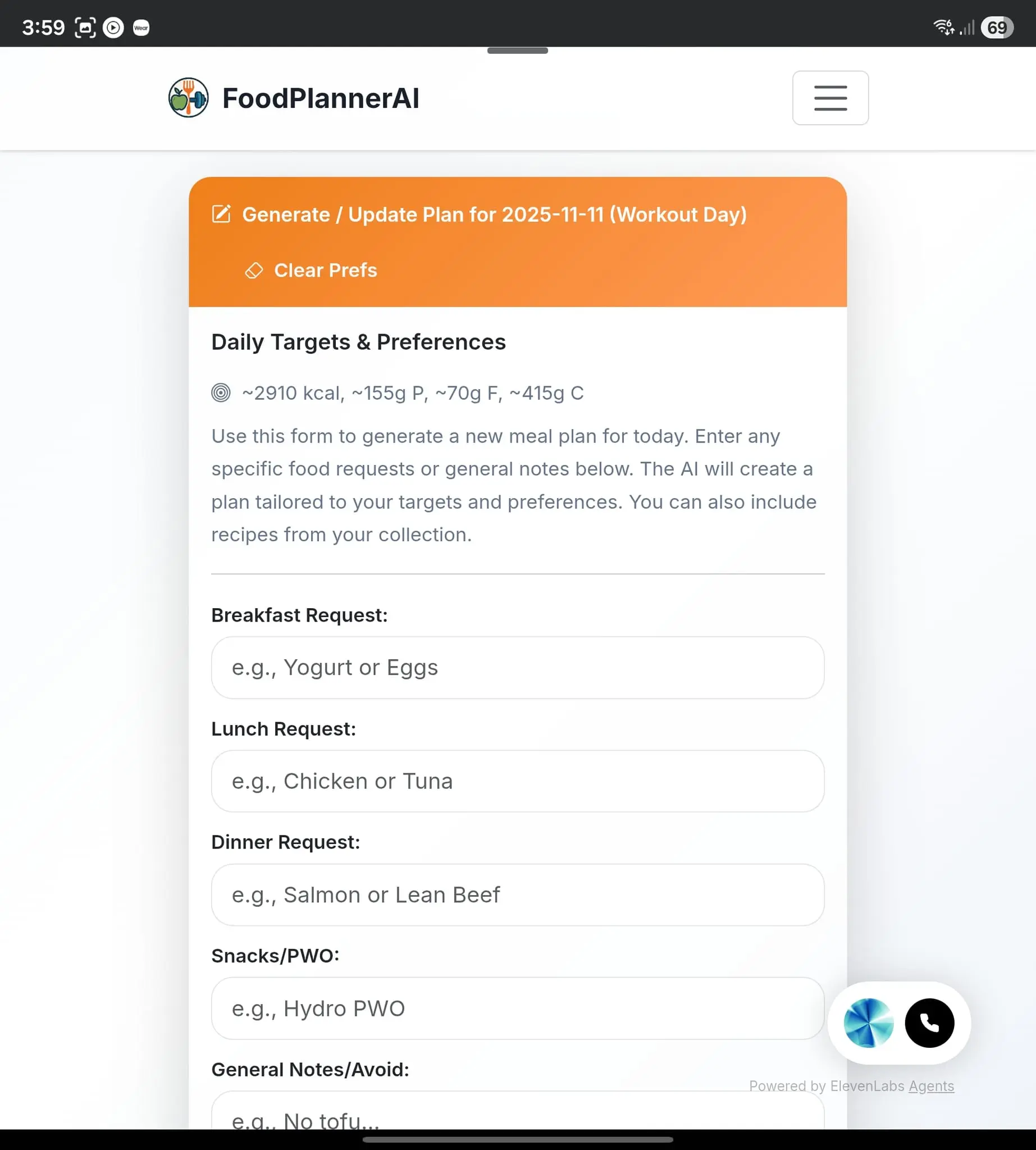 Screenshot 4 of AI Meal Planner – Personalized Meal Plan