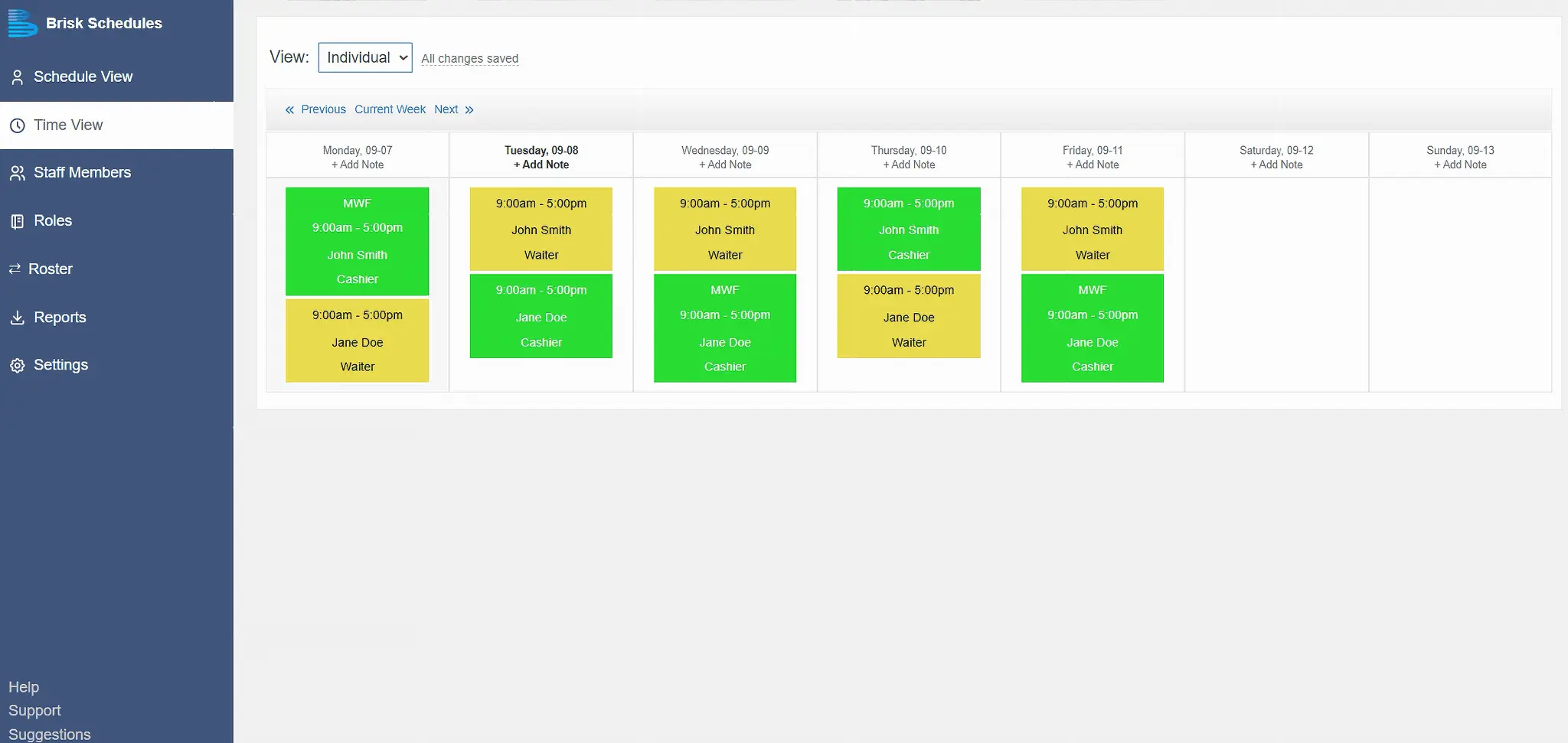 Screenshot 2 of Brisk Schedules