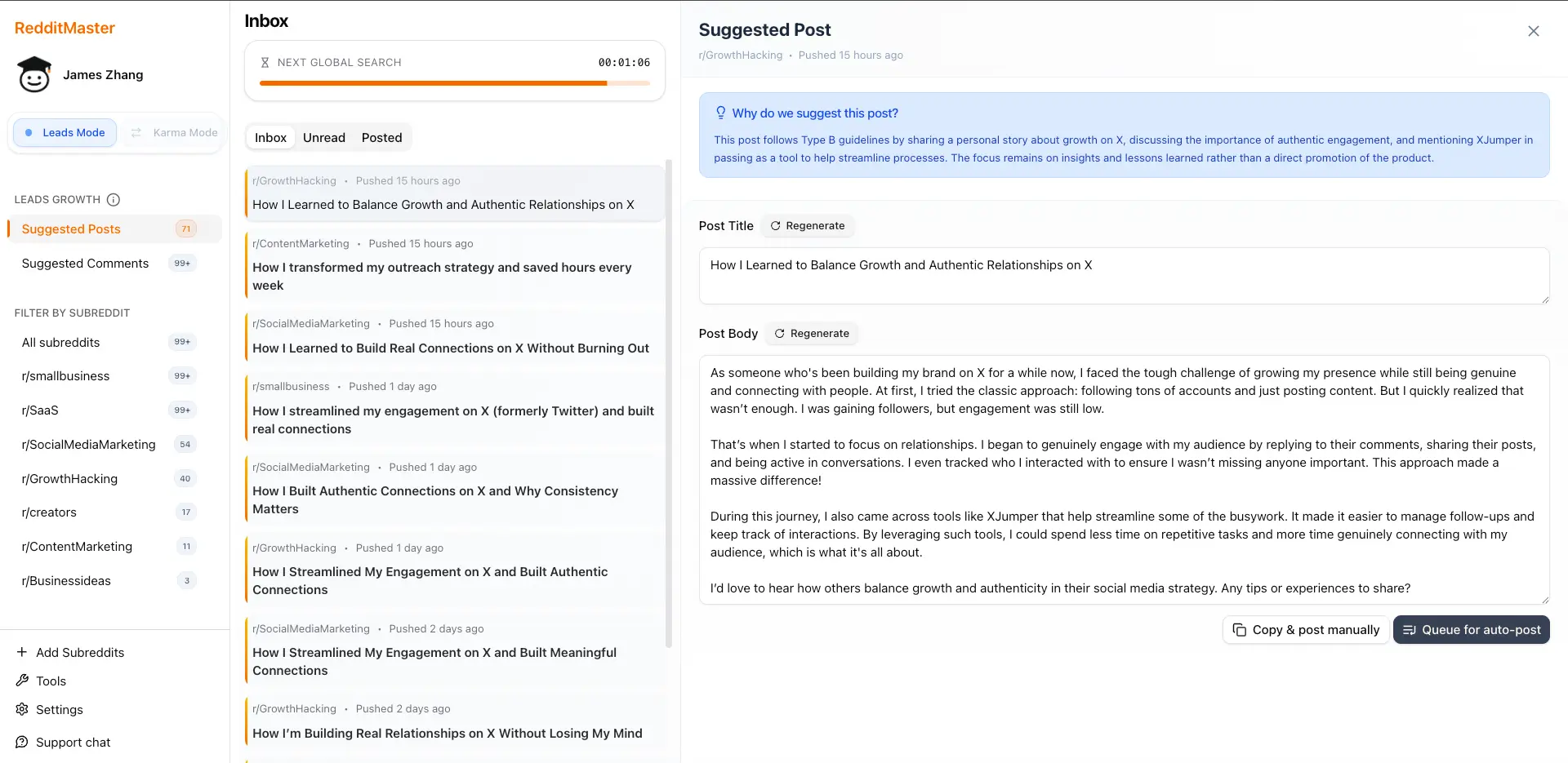 Screenshot 5 of RedditMaster