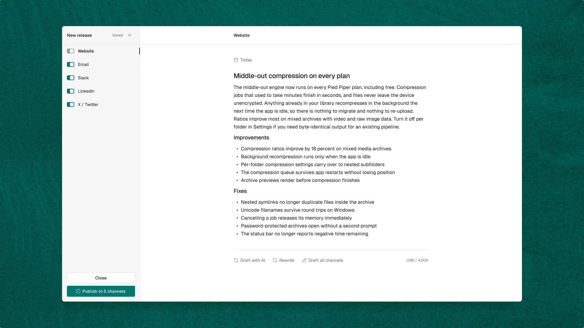Screenshot 3 of ReleasesHQ