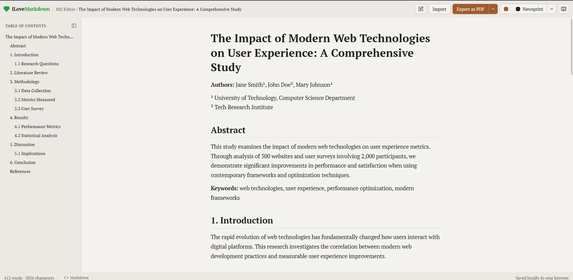 Screenshot 5 of iLoveMarkdown