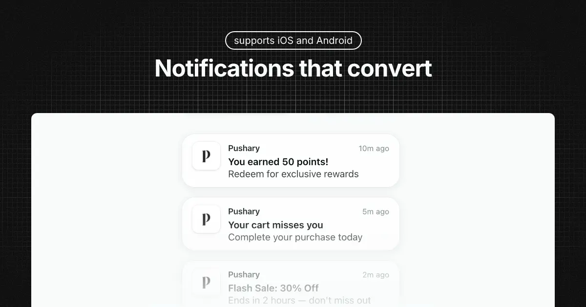 Screenshot 1 of Pushary