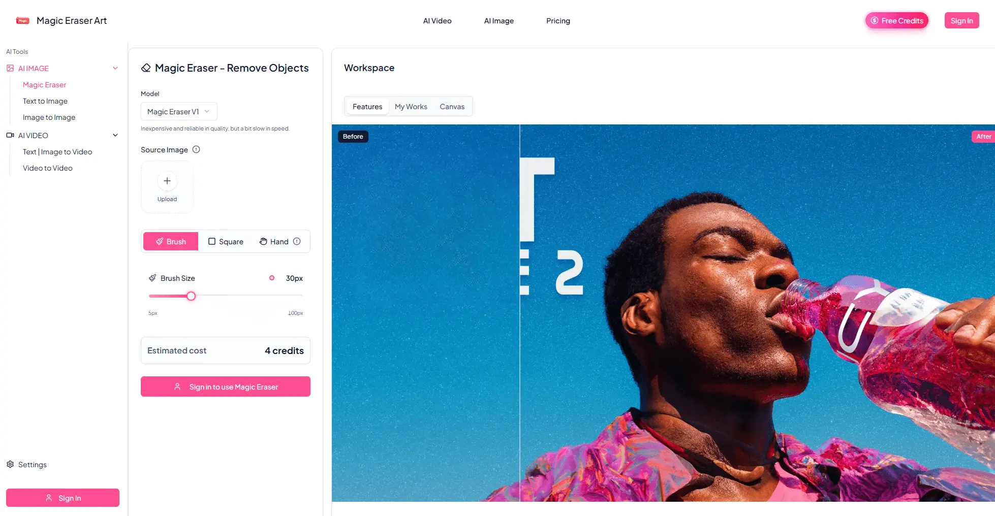 Screenshot 2 of AI Magic Eraser
