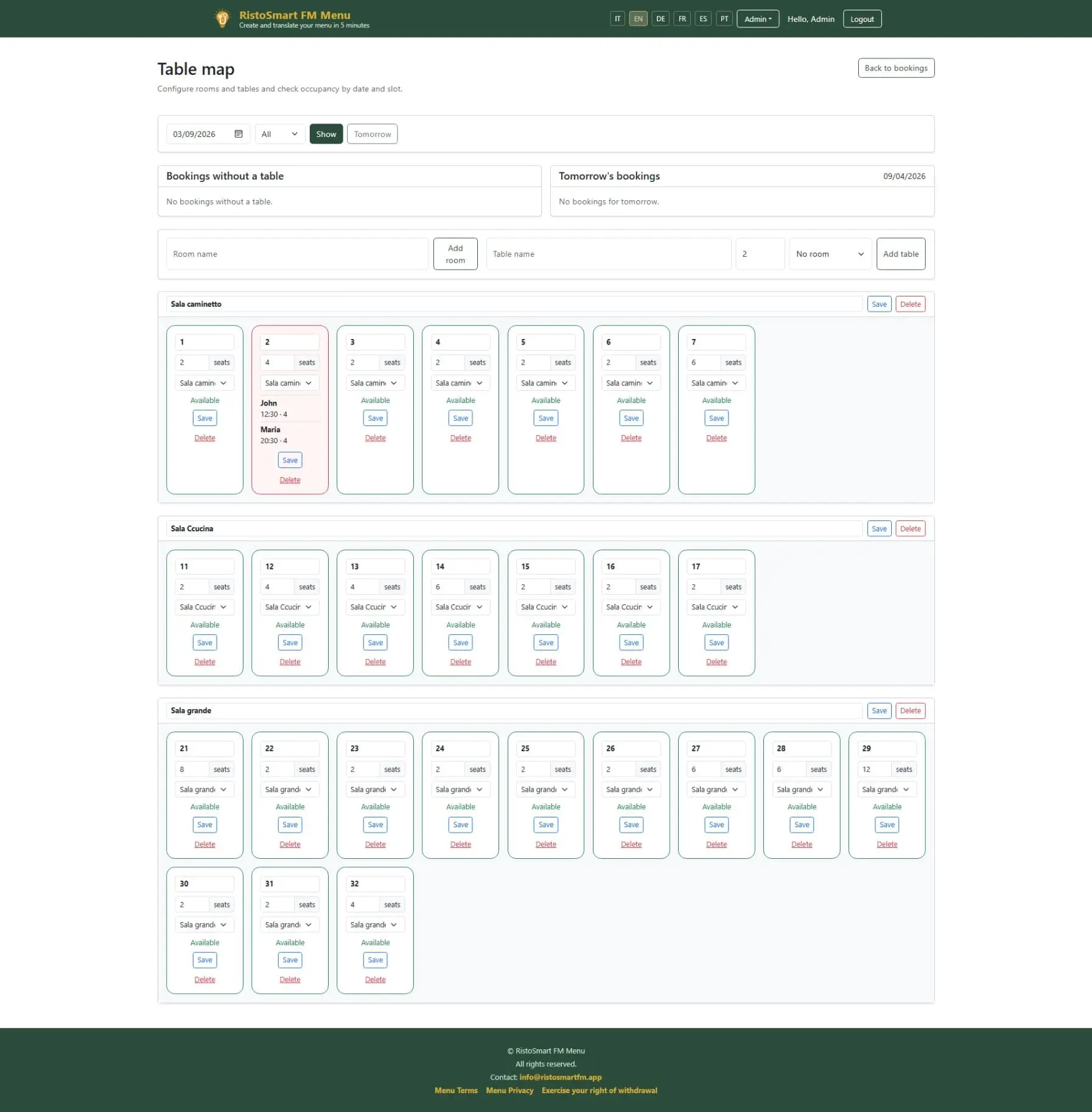 Screenshot 5 of RistoSmart FM Menu